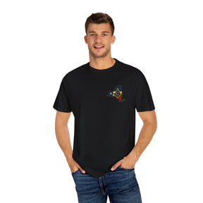 Master Mason Blue Lodge T-Shirt - Garment-Dyed New York Mason - Bricks Masons
