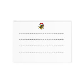 Master Mason Blue Lodge Greeting Card -  (Two-sided print) - Bricks Masons