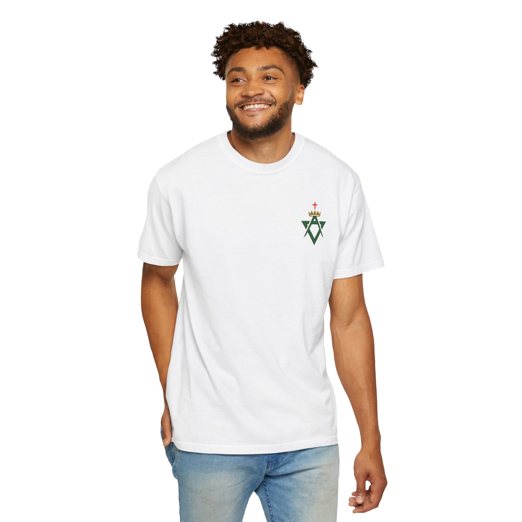 Allied Masonic Degrees T-Shirt - Cotton Garment-Dyed Tee Various Colors - Bricks Masons