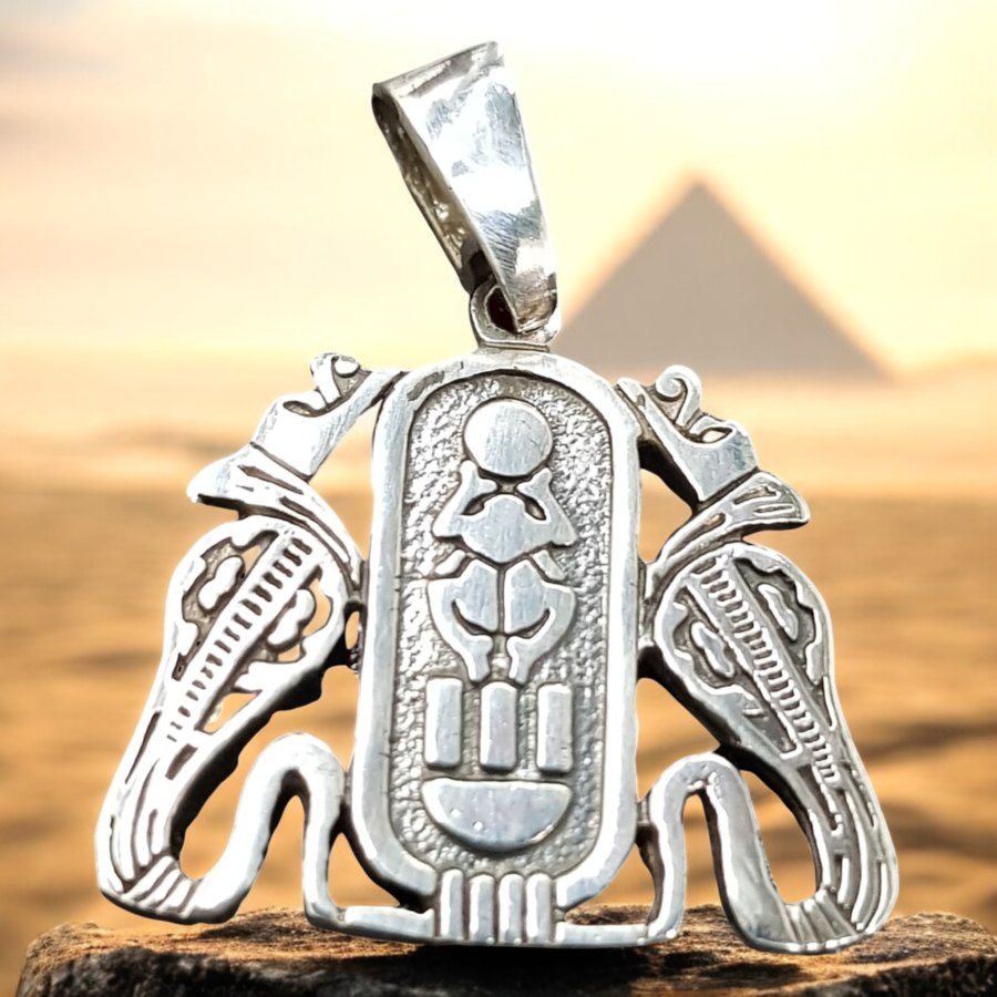 Beetle and Snake Pendant in Silver 3 x 2.5 cm 5 g Art 620 - Bricks Masons