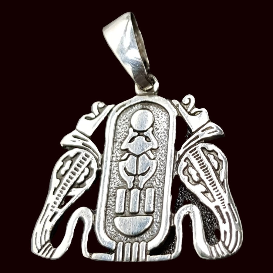 Beetle and Snake Pendant in Silver 3 x 2.5 cm 5 g Art 620 - Bricks Masons