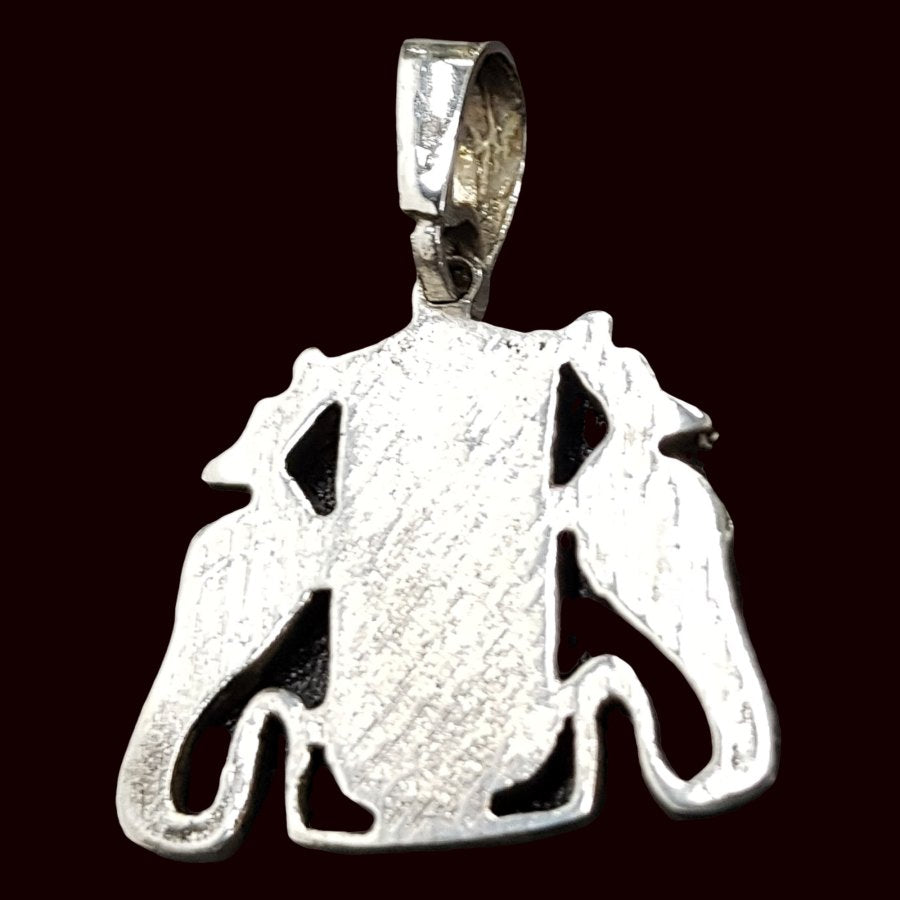 Beetle and Snake Pendant in Silver 3 x 2.5 cm 5 g Art 620 - Bricks Masons