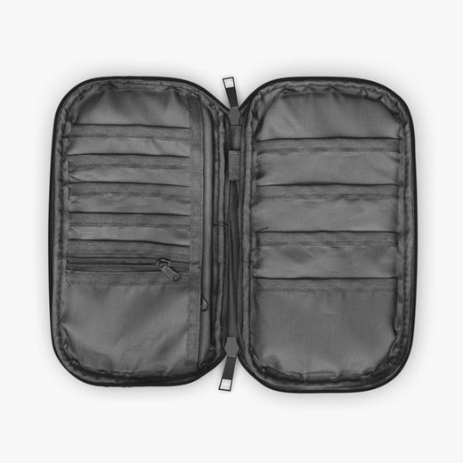 DOI Passport Wallet - Pink With Shoulder & Wrist Strap - Bricks Masons