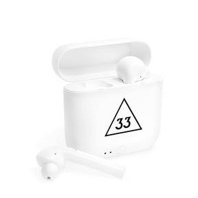 33rd Degree Scottish Rite Earbud - White