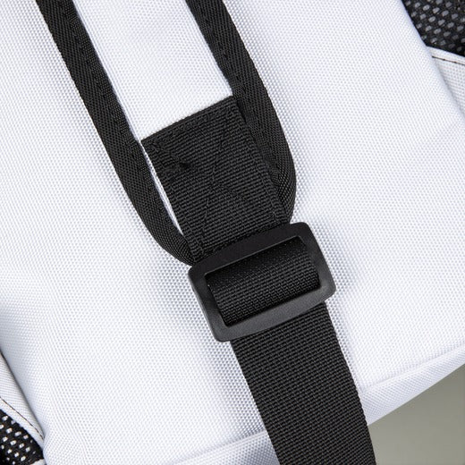 Grand Tiler of Solomon Crossbody Bag - Black & Gold Nylon With Multiple Pockets - Bricks Masons