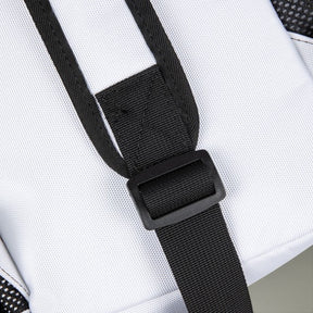 Widows Sons Crossbody Bag - White Skull & Bones Nylon With Multiple Pockets - Bricks Masons