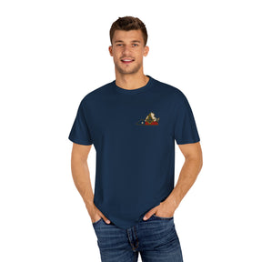 Master Mason Blue Lodge T-Shirt - Garment-Dyed Virginia Mason - Bricks Masons