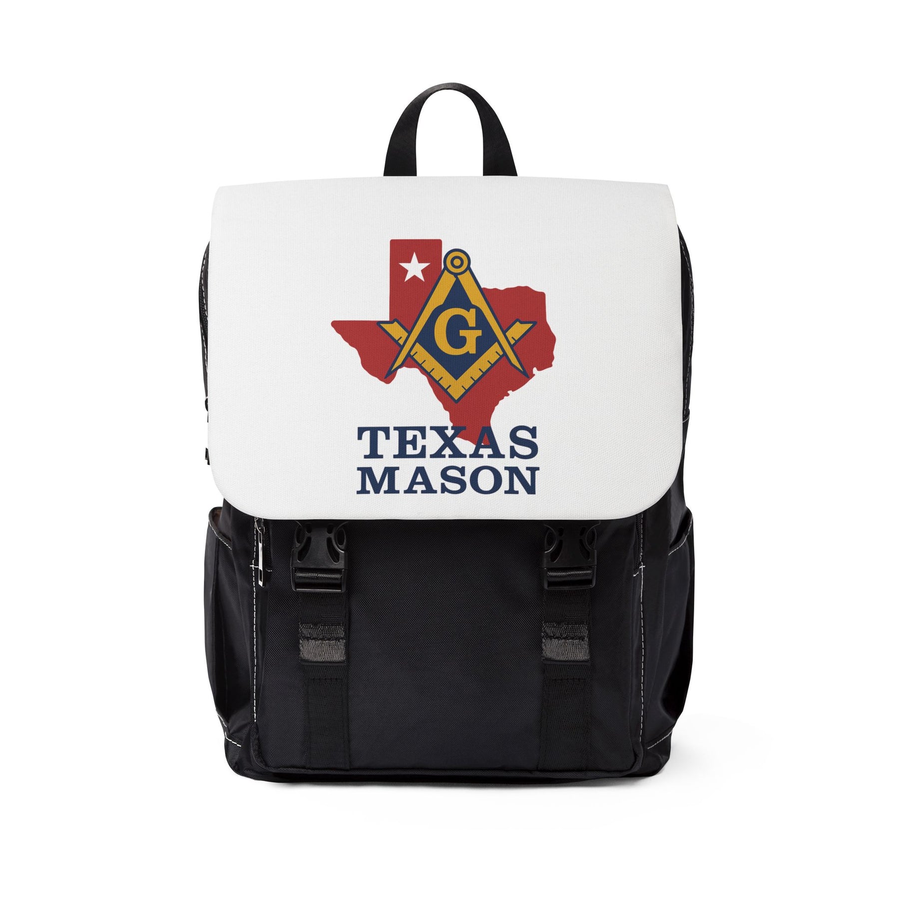 Master Mason Blue Lodge Backpack - White Texas Mason - Bricks Masons