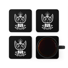 33rd Degree Scottish Rite Coaster - Wings Up 4 Pieces Set