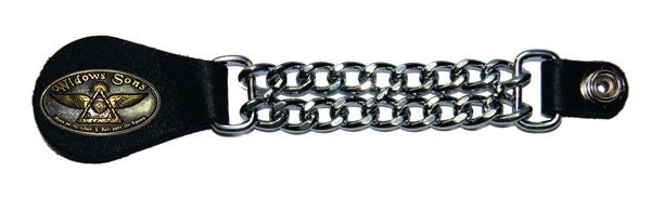 Widows Sons Vest Extender - Set of 2 -6 inch Double Curb Chain - Bricks Masons