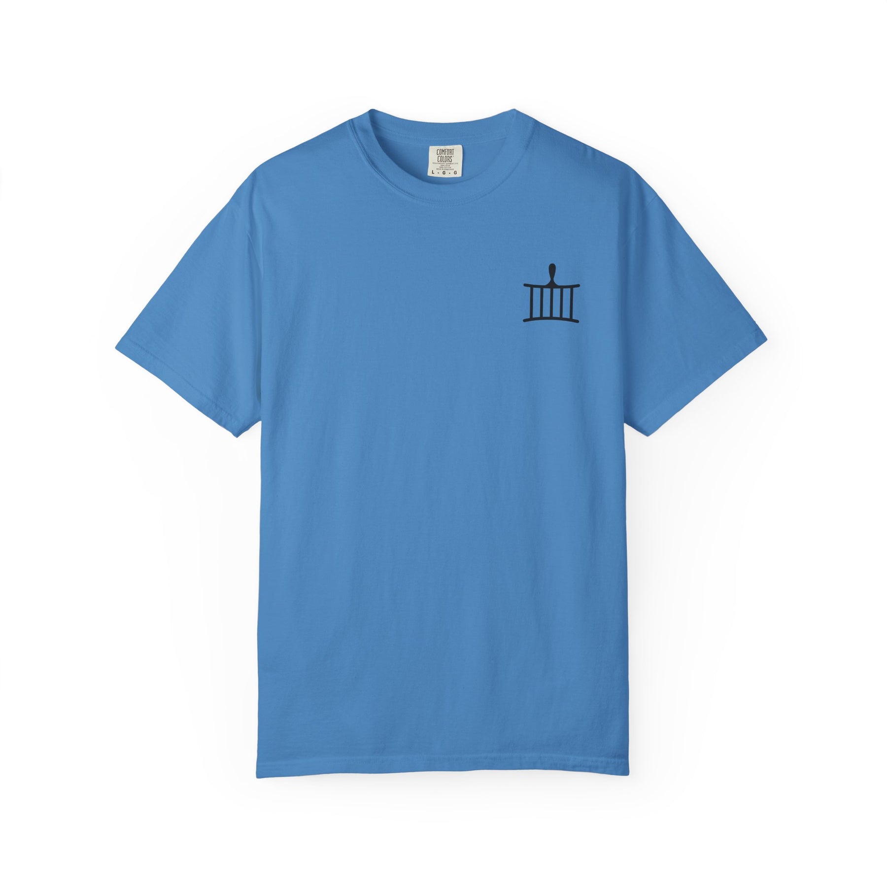 St. Lawrence the Martyr T-Shirt - Cotton Garment-Dyed Tee Various Colors - Bricks Masons