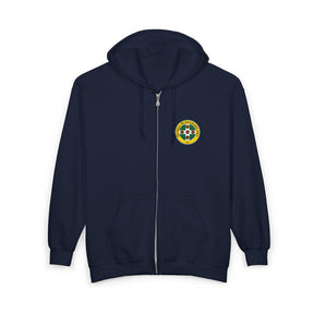 Royal Order of Scotland Hoodie - Zip Up Jacket Front & Back Crest - Bricks Masons