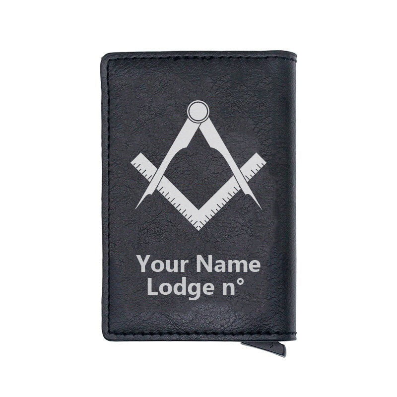 Master Mason Blue Lodge Wallet - Various Colors - Bricks Masons