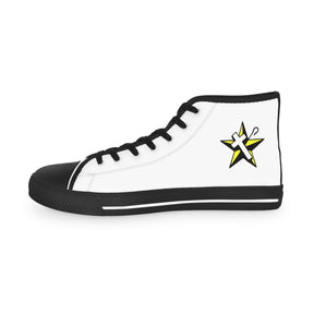 The Order of the White Shrine of Jerusalem Sneaker - High Top Black & White - Bricks Masons