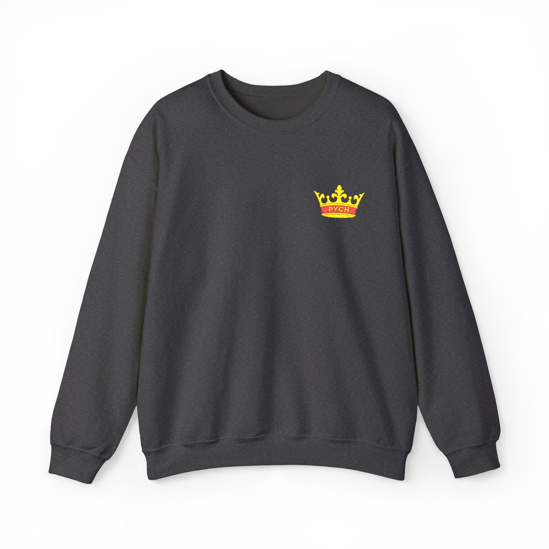 PYCH Sweatshirt - Crewneck Front Chest Crest - Bricks Masons