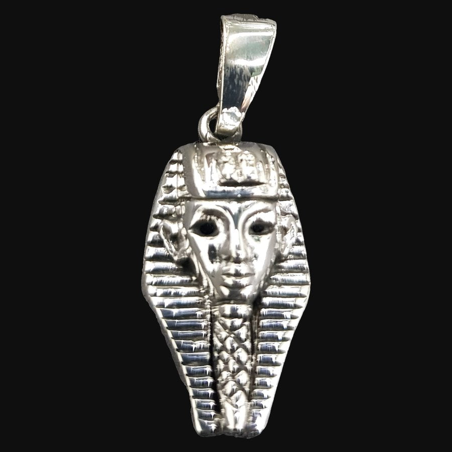 Egyptian Tutankhamun Medal in Silver 3 x 2 cm 4 g Art 924 - Bricks Masons