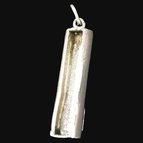 Silver Star of David Cartridge Pendant 2.5 cm 3 g Art 938 - Bricks Masons