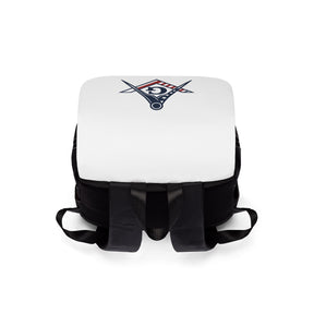 Master Mason Blue Lodge Backpack - US Flag Square & Compass G - Bricks Masons
