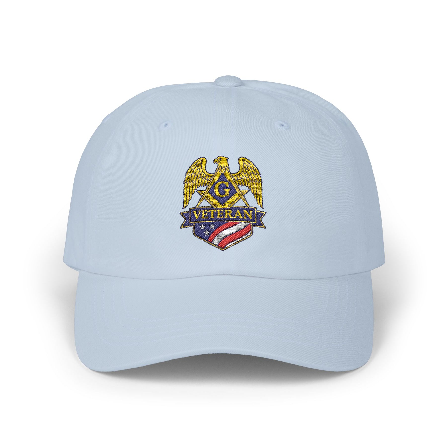 Master Mason Blue Lodge Baseball Cap - Embroidered Veteran Mason Dad Cap - Bricks Masons
