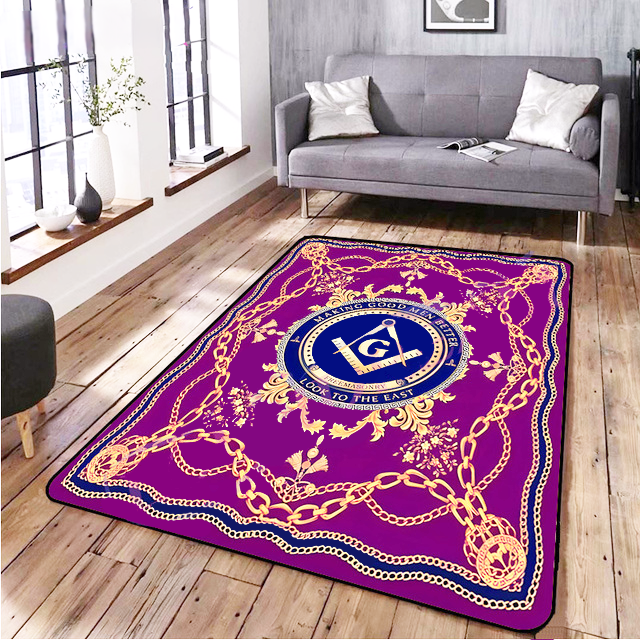 Masonic Rug - Various Designs & Colors - Bricks Masons