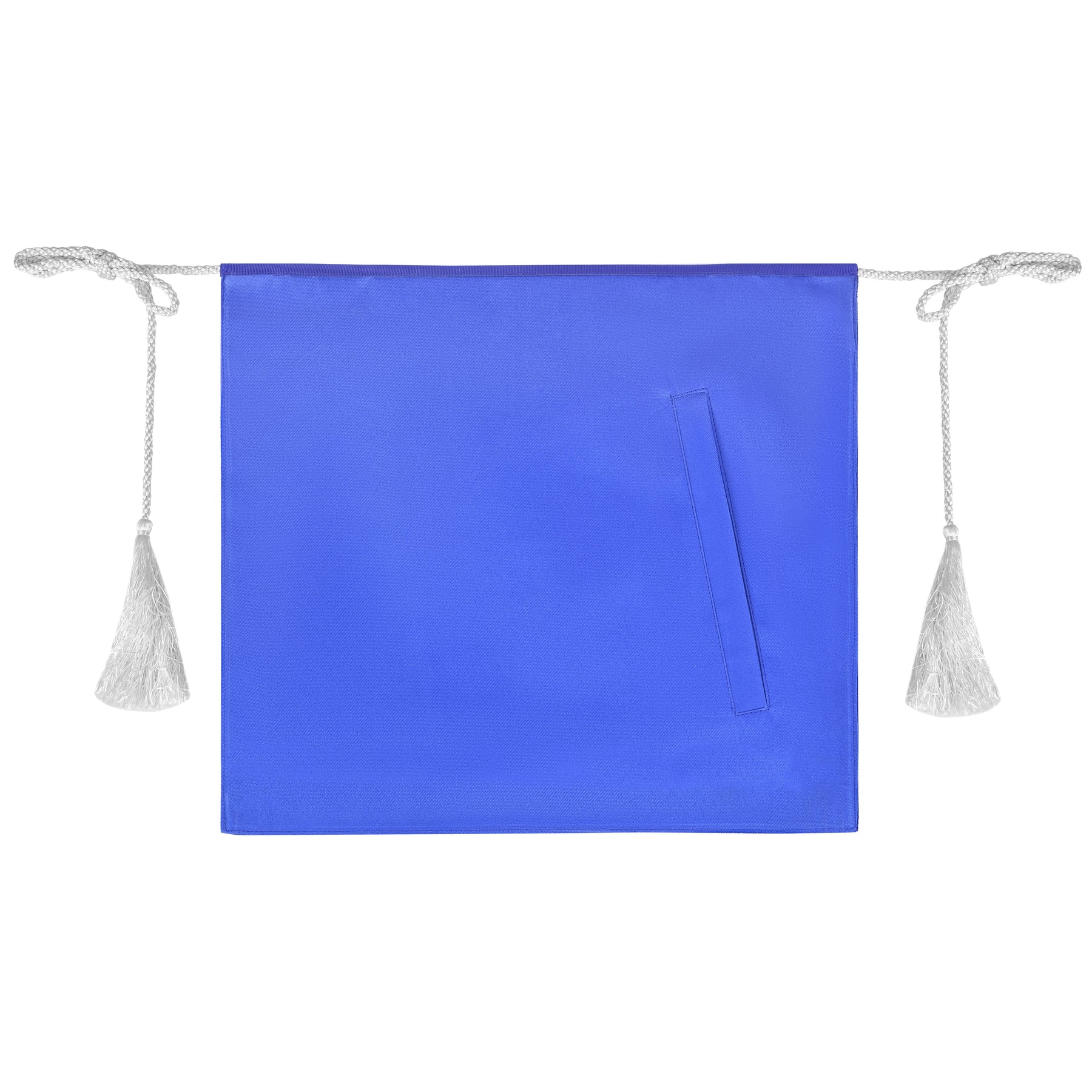 Master Mason Blue Lodge Apron - Blue Borders & White Tassels