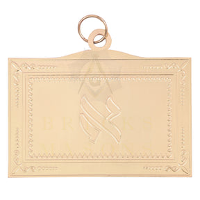 19th Degree Scottish Rite Breastplate - Gold Plated