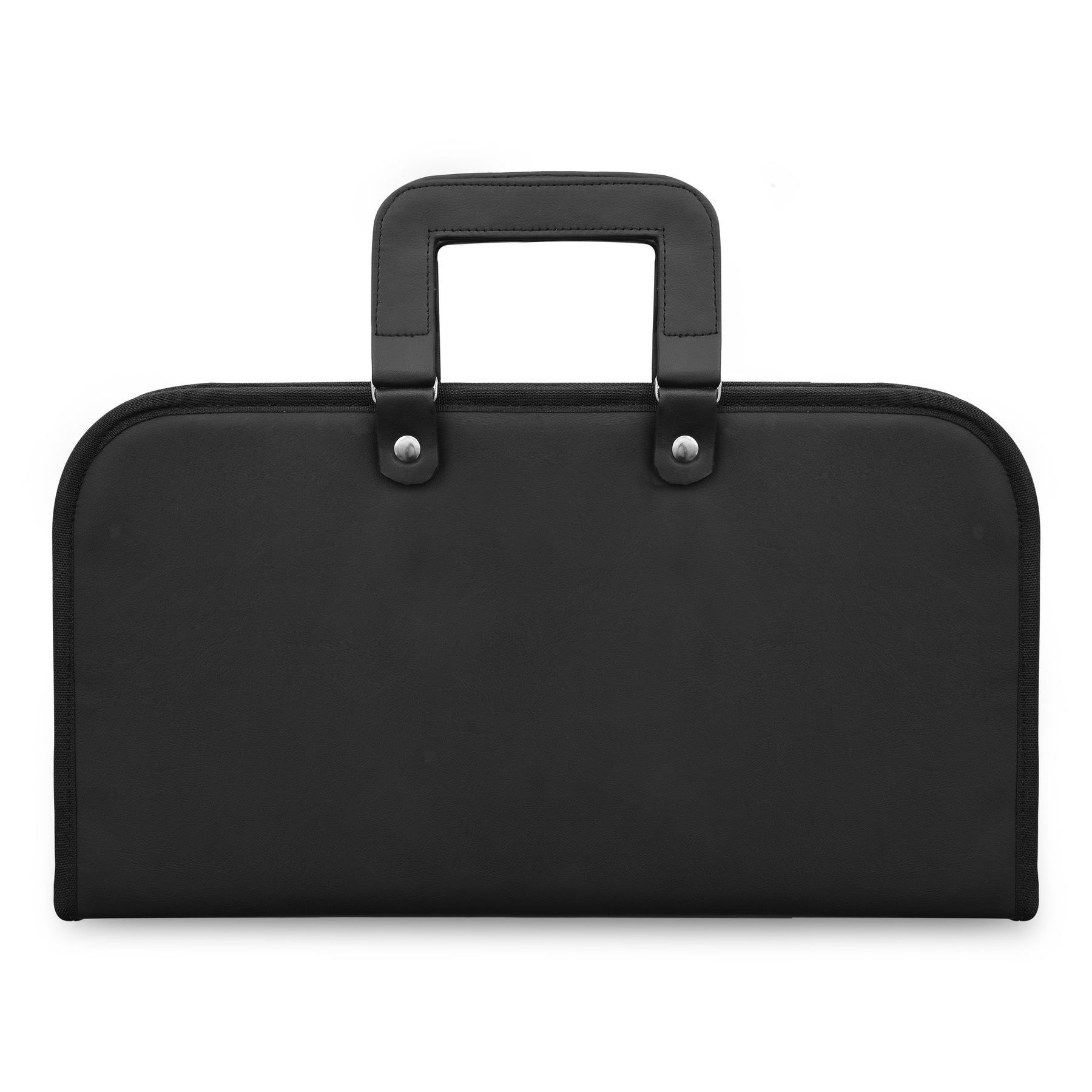 Masonic Chain Collar Case - Lightweight Soft Case (Black Leather) - Bricks Masons