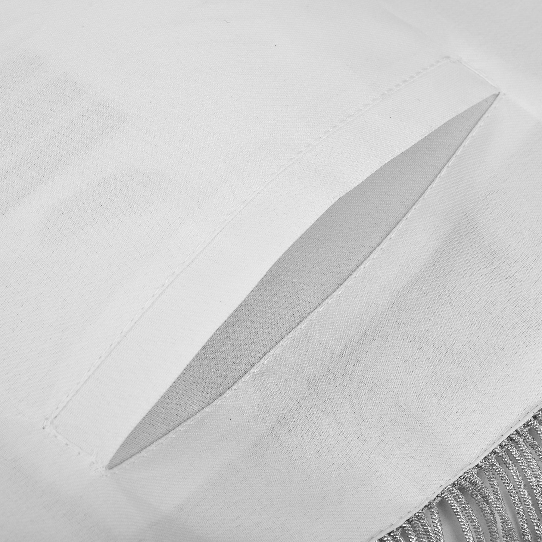 Master Mason Blue Lodge Apron - All White Bullion With Wreath Customizable Anniversary Year - Bricks Masons