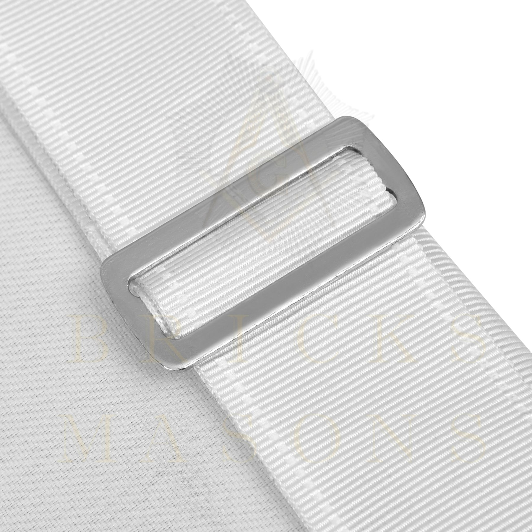 Past Master Blue Lodge Apron - Bullion With Wreath & Pillars - Bricks Masons