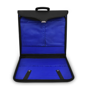 Past Master Blue Lodge Apron Case - Black Imitation Leather MM, WM, Provincial - Bricks Masons