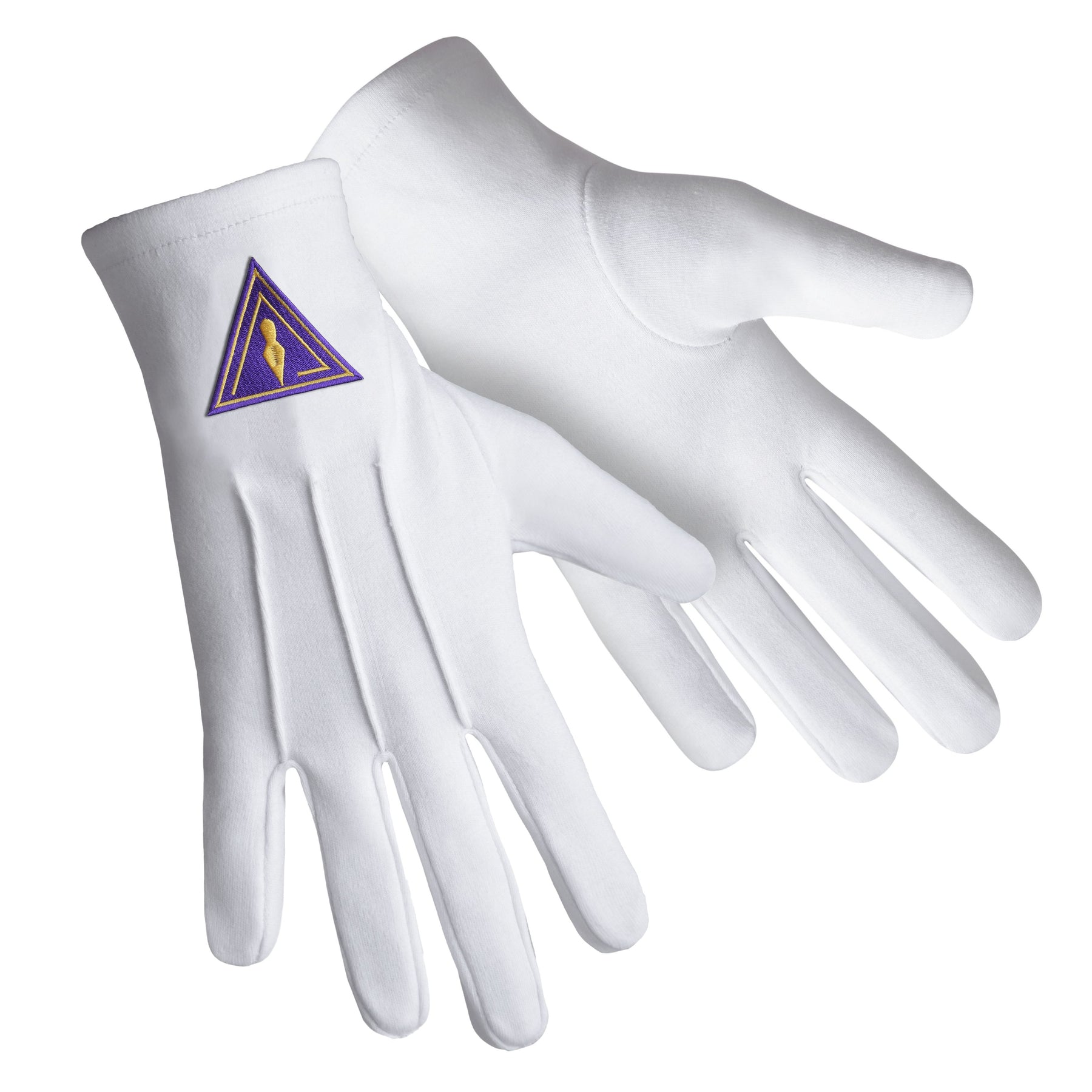 Royal & Select Masters English Regulation Glove - Pure Cotton With Purple Patch - Bricks Masons