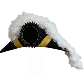 Grand Encampment Officer Knights Templar Chapeau - All White Plumes - Bricks Masons