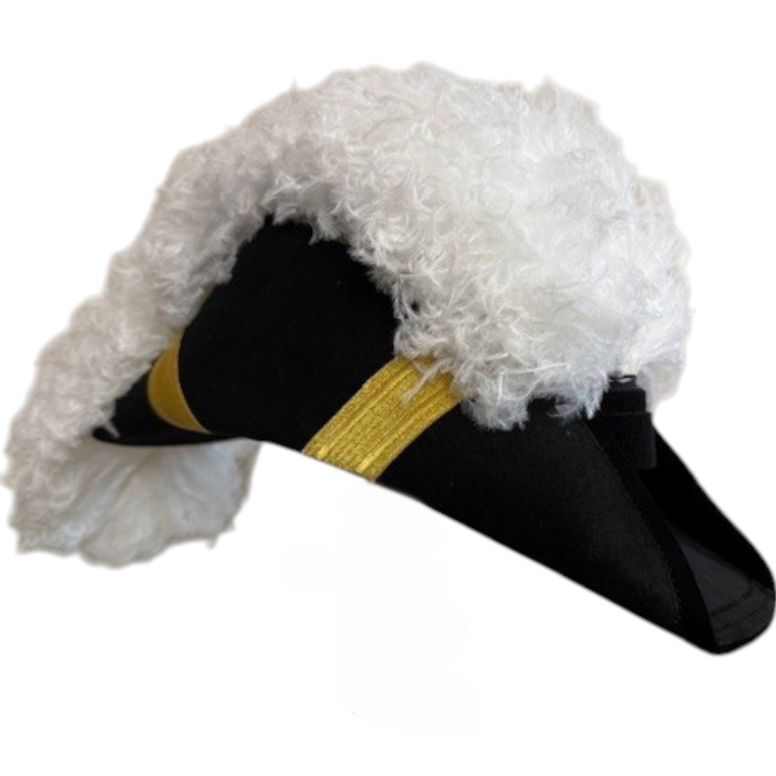 Past Grand Commander Knights Templar Chapeau - All White Plumes - Bricks Masons