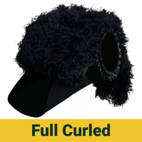 Line Officer Knights Templar Chapeau - All Black Plumes - Bricks Masons