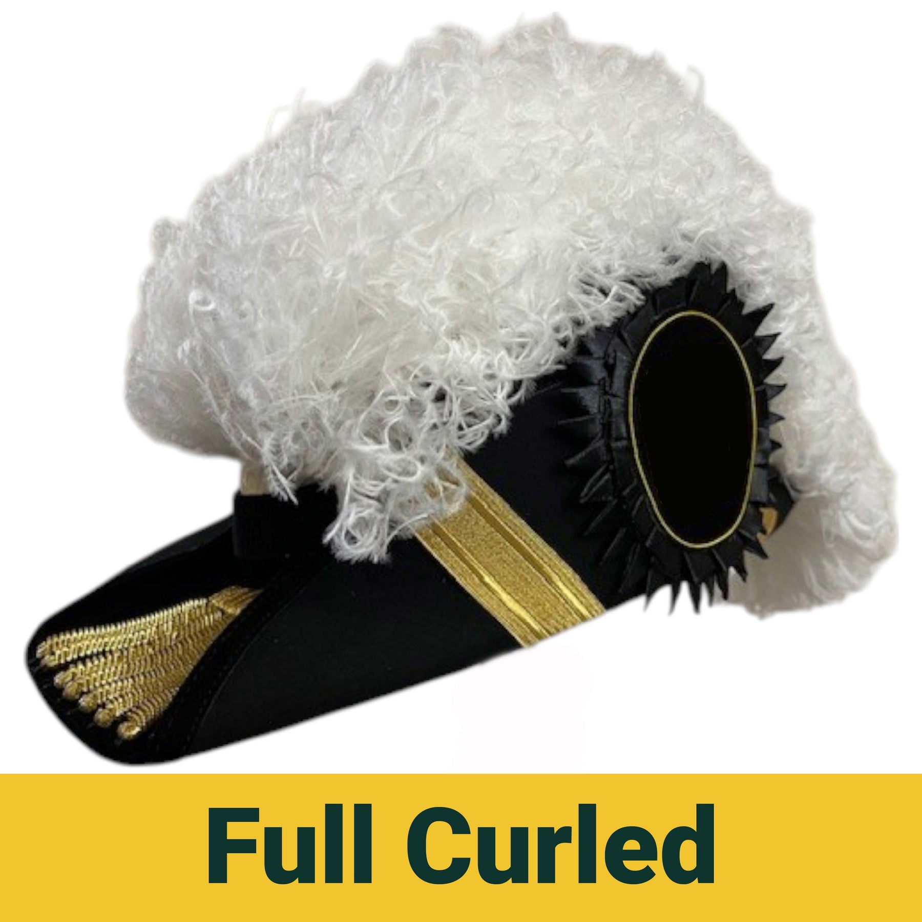 Grand Encampment Knights Templar Chapeau - All White Plumes - Bricks Masons