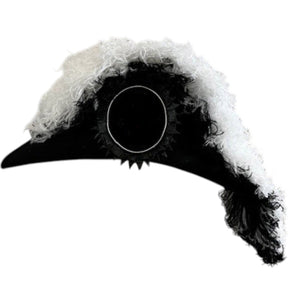 Past Grand Commander Knights Templar Chapeau - Black Underlayer Plumes - Bricks Masons