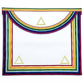 Grand Officers Royal Ark Mariner AMD Apron - Gold & Multi colour