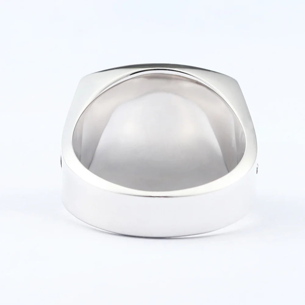 Past Master Blue Lodge Ring - Square & Compass Quadrant G Sterling Silver Ring