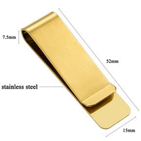 Master Mason Blue Lodge Money Clip - Gold Plated Stainless Steel Square & Compass G - Bricks Masons