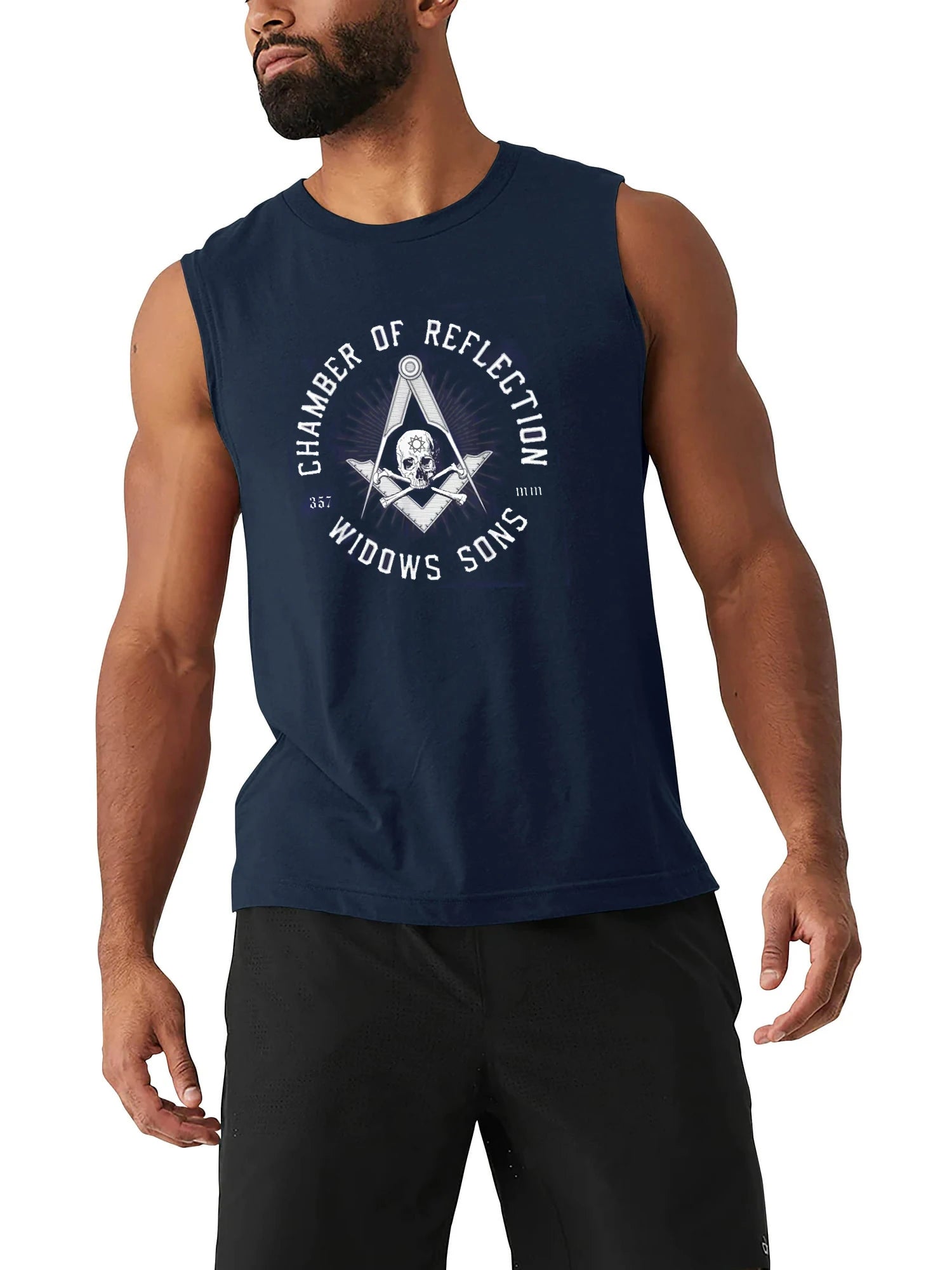 Widows Sons Tank Top - 100% Cotton O-Neck