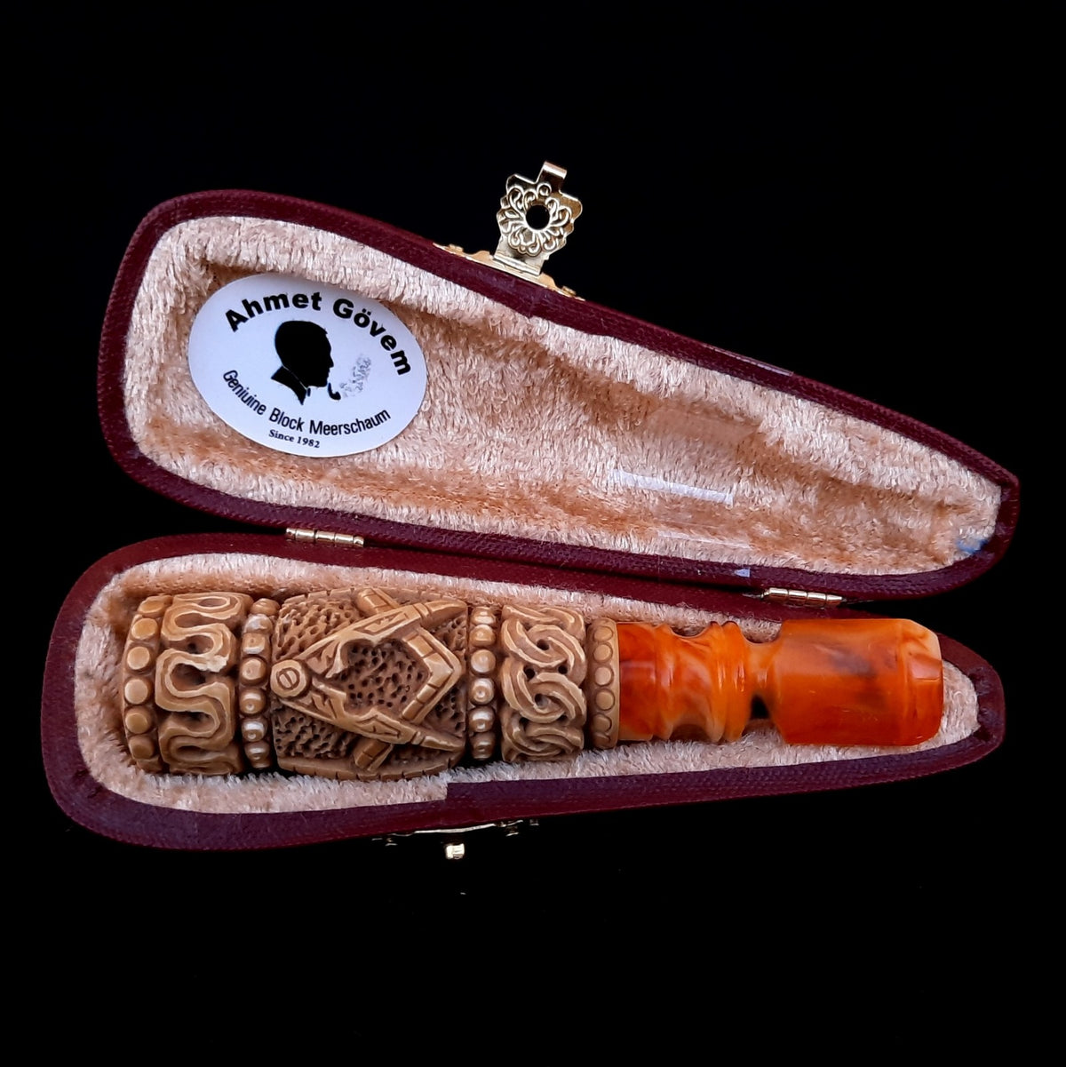 Master Mason Blue Lodge Cigarette Holder - Square & Compass - Bricks Masons