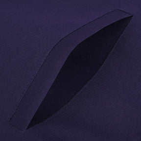 Assistant Secretary Blue Lodge Officer Apron - Dark Blue With Silver Hand Embroidery Bullion - Bricks Masons