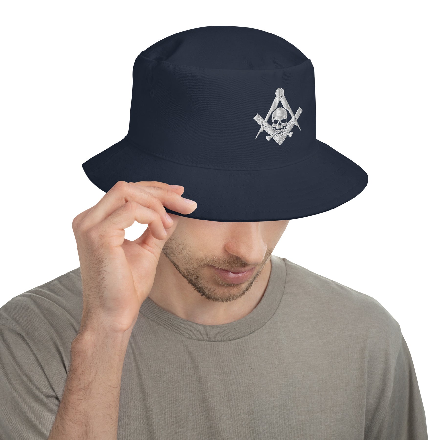 Widows Sons Bucket Hat - Black & Navy - Bricks Masons