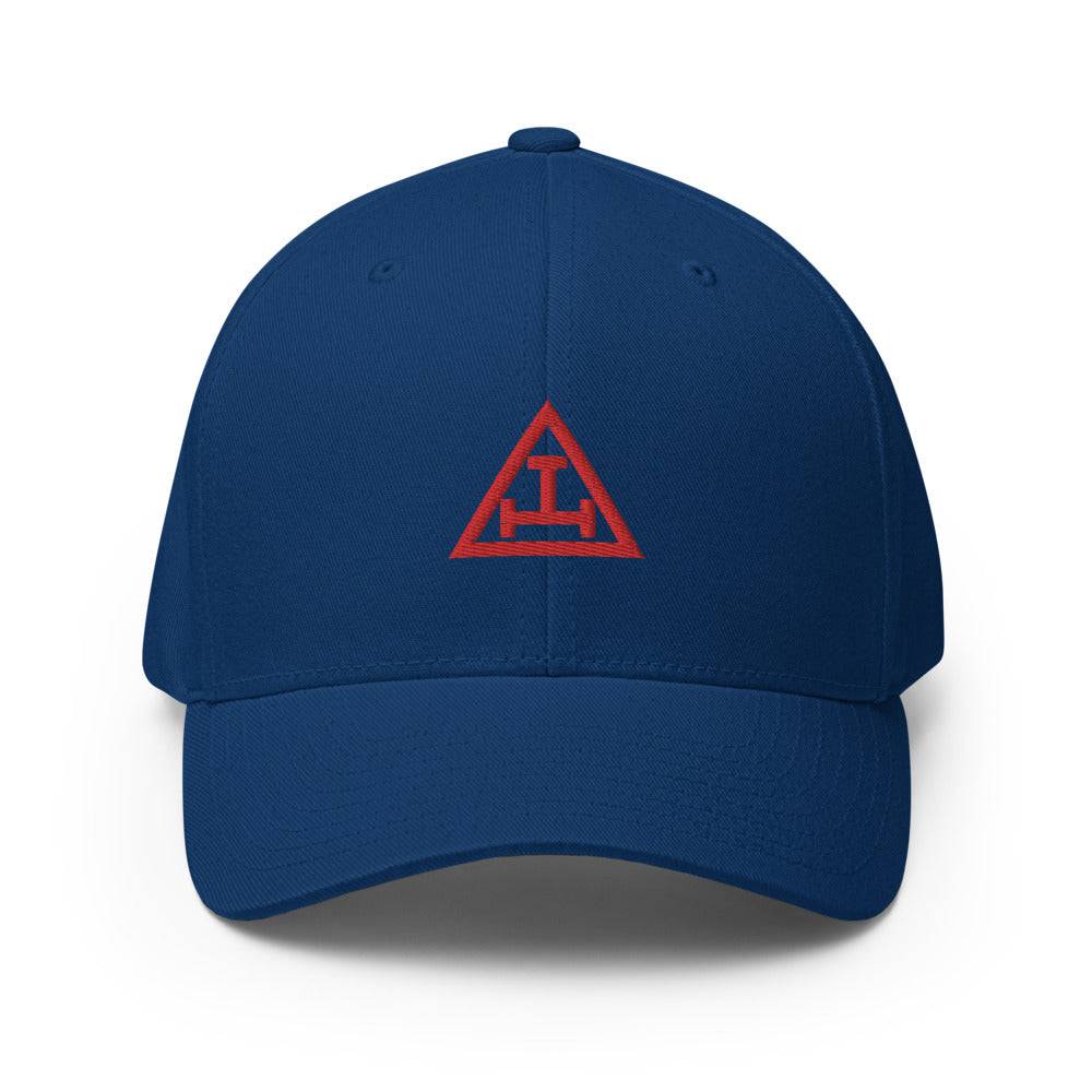 Royal Arch Chapter Baseball Cap - Red Triple Tau Embroidery