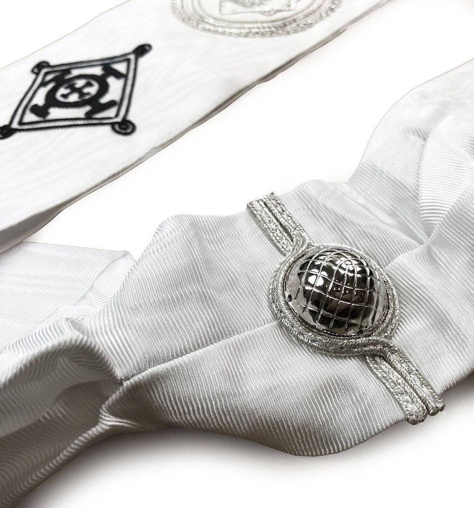 Commander Red Cross Of Constantine Sash - Handmade Embroidery - Bricks Masons