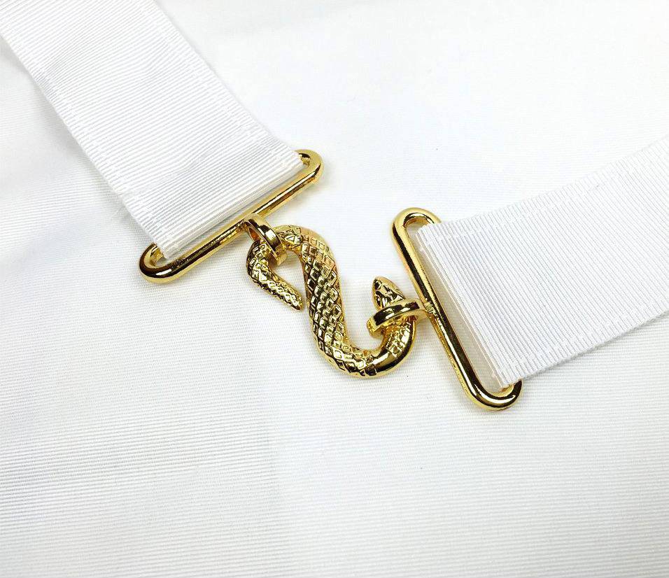 Companion English Royal Arch English Apron - Red & Blue - Bricks Masons