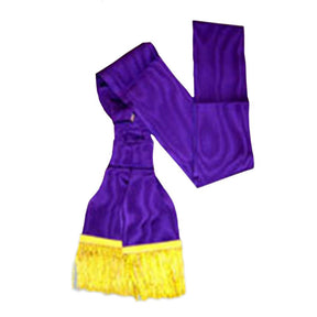 Companion Red Cross Of Constantine Sash - Purple with Gold Fringe - Bricks Masons