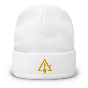 Council Beanie - Golden Embroidery - Bricks Masons
