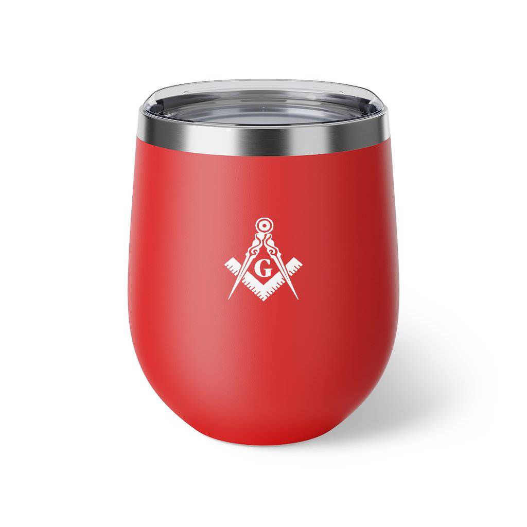 Master Mason Blue Lodge Vacuum Cup - Square & Compass G