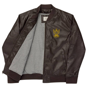 33rd Degree Scottish Rite Jacket - Wings Up Leather Golden Embroidery